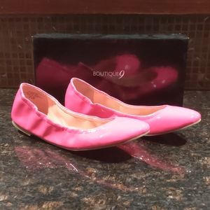 Boutique 9 flats hot pink size 8.5